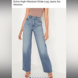 Old Navy wide leg jeans